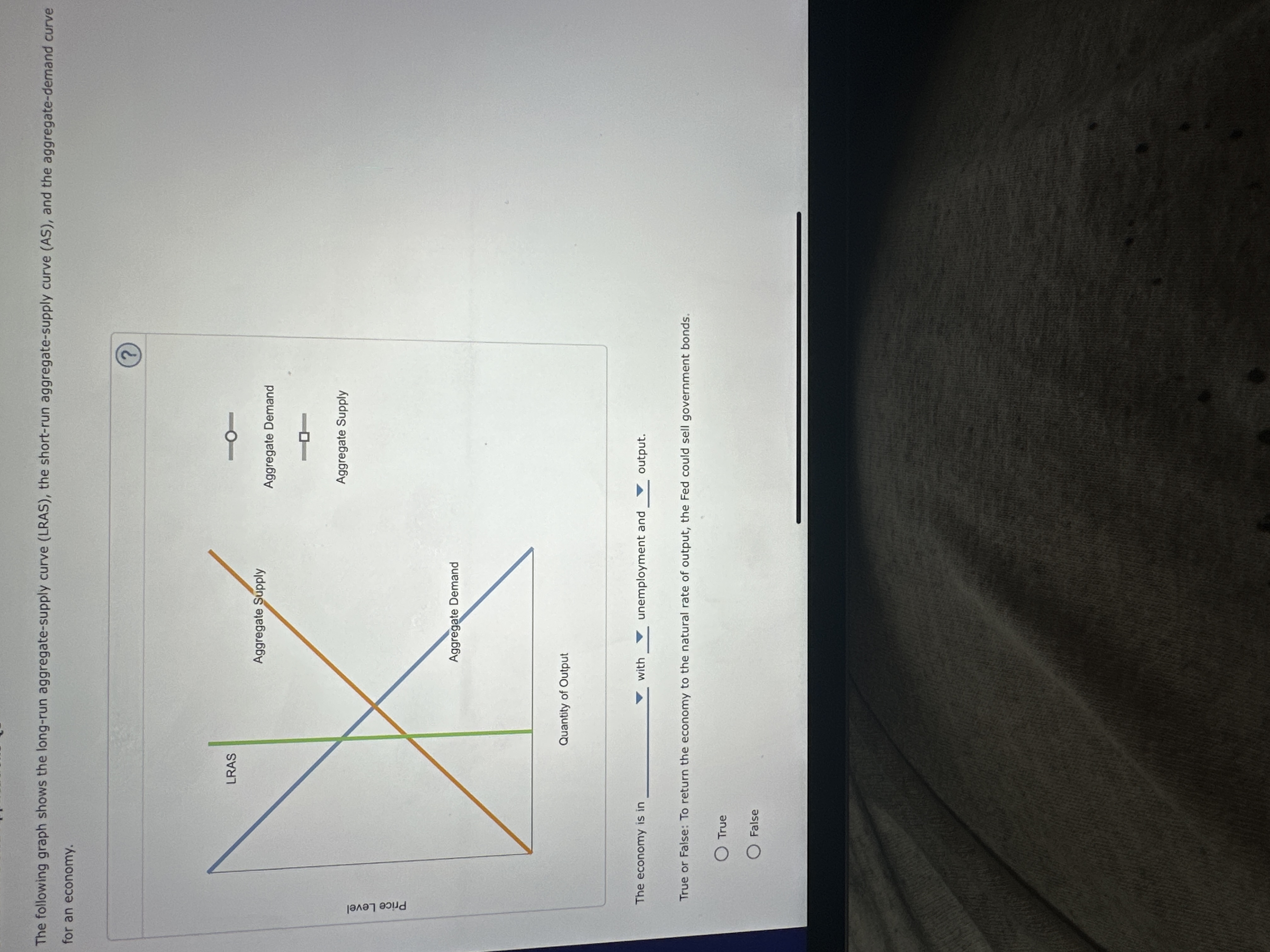 Solved The following graph shows the long-run | Chegg.com