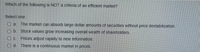 Which of the Following Expressions Accurately Describes Market Cap?