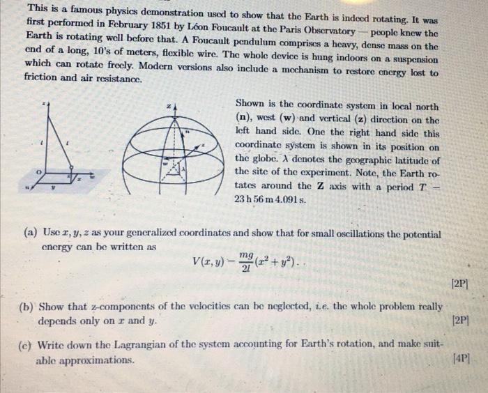 Solved This is a famous physics demonstration used to show | Chegg.com