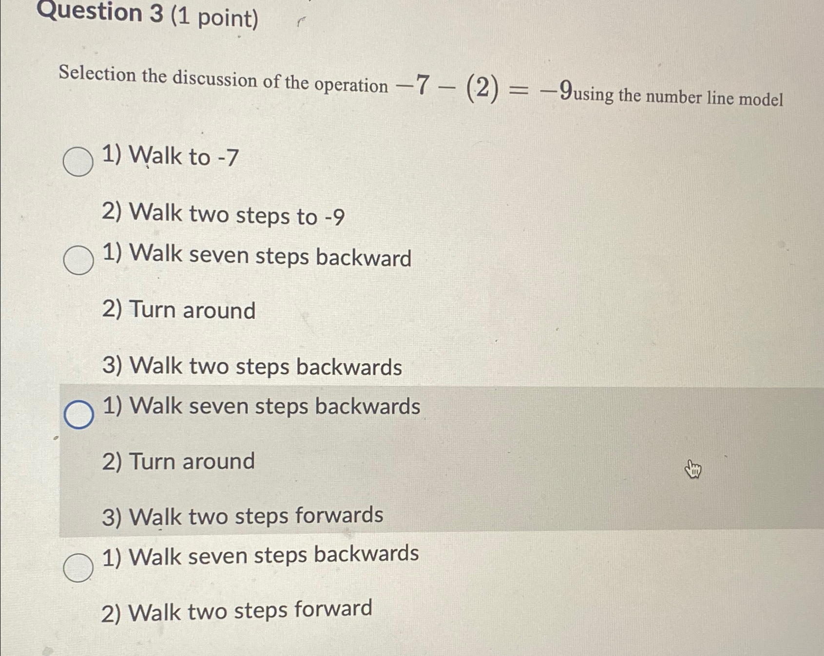 Solved Question 3 (1 ﻿point)Selection the discussion of the | Chegg.com
