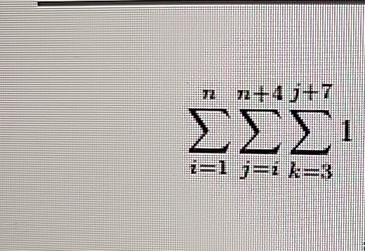 What Is The Value Of 3 In 630 Solved ∑i=1n∑j=in+4∑k=3j+71 | Chegg.com