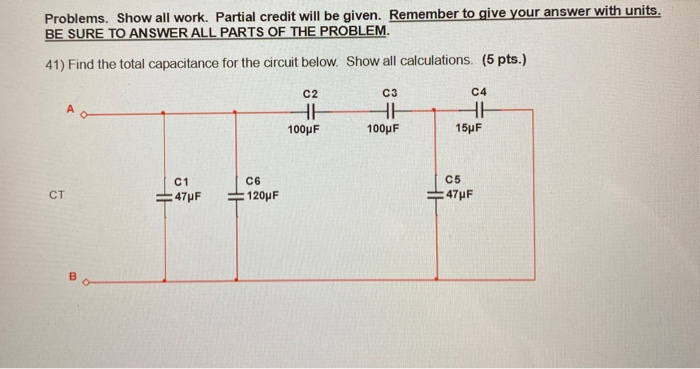 Solved Problems. Show all work. Partial credit will be | Chegg.com