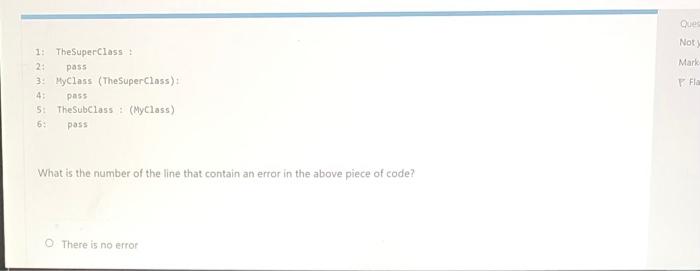 Solved Use python and add comments to each line QUE Not | Chegg.com