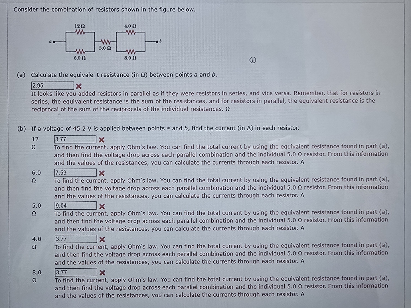 Solved Consider the combination of resistors shown in the