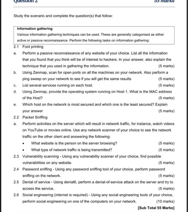 Solved Study the scenario and complete the question(s) that | Chegg.com
