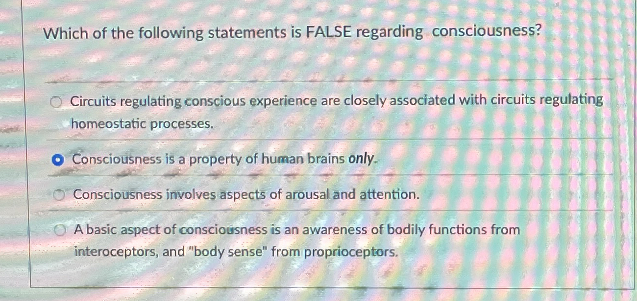 Solved Which of the following statements is FALSE regarding | Chegg.com