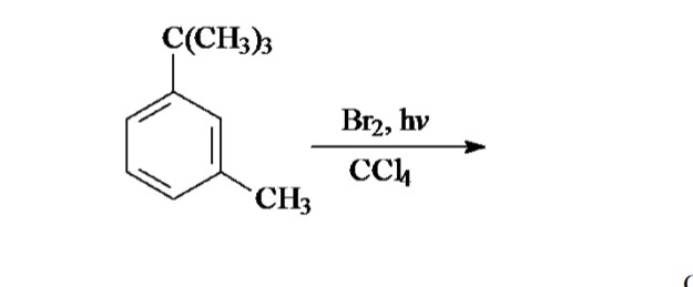 Solved C(CH33 Br2, hy ССИ СН3 | Chegg.com