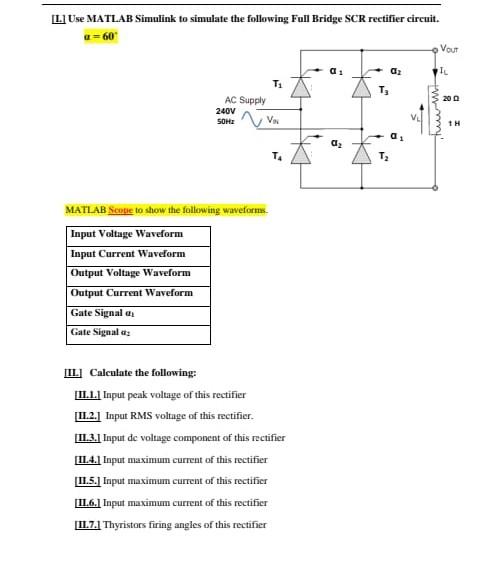 Solved [L.] Use MATLAB Simulink to simulate the following | Chegg.com