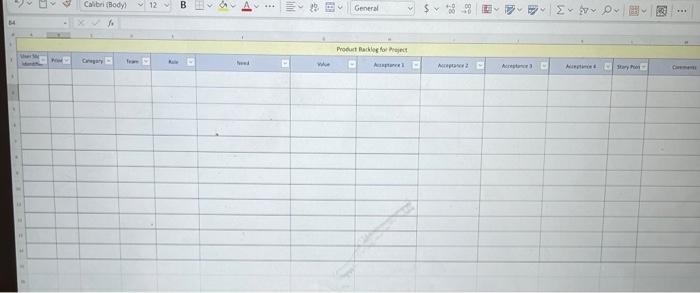 Solved Lab 4: User Stories, Product Backlog, and Sprint | Chegg.com