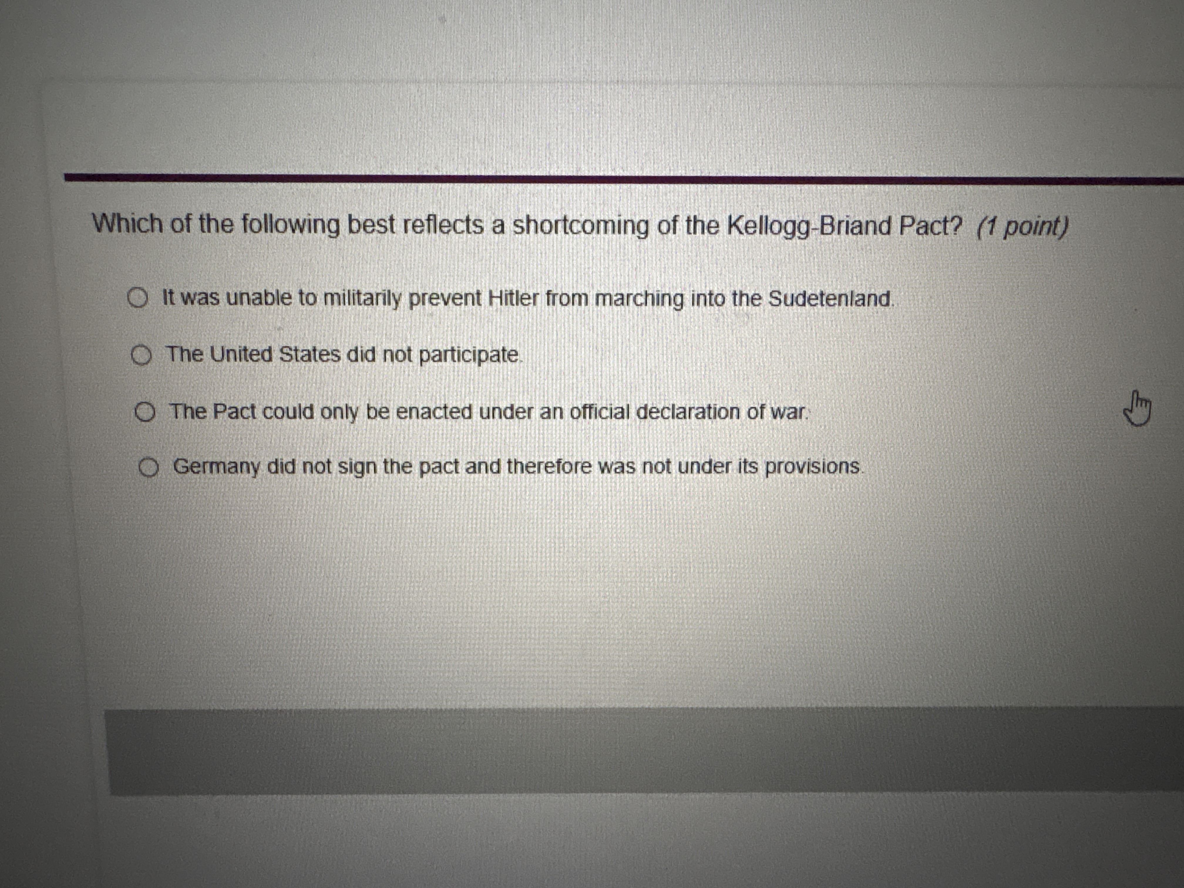 Solved Which of the following best reflects a shortcoming of | Chegg.com