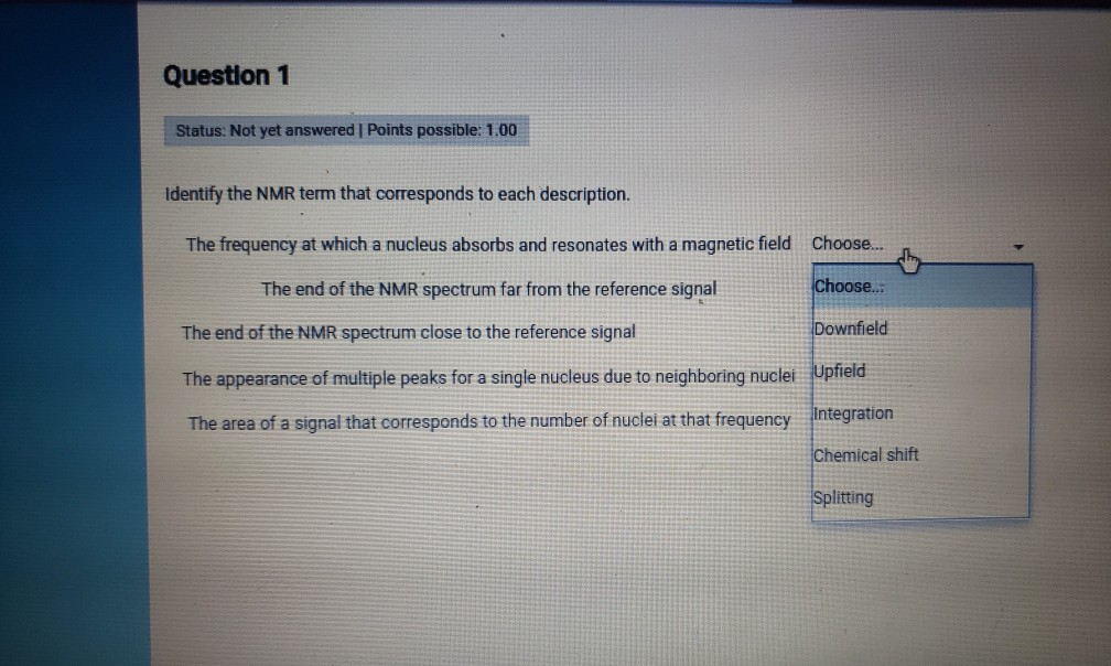 Solved Question 1 Status: Not Yet Answered | Points | Chegg.com