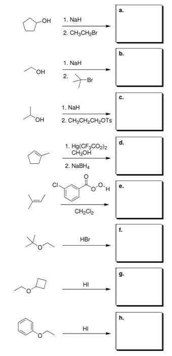 Solved -OH 1. NaH 2. CH CH Br 1. Nah OH 2. Br 1. NaH OH 2. | Chegg.com