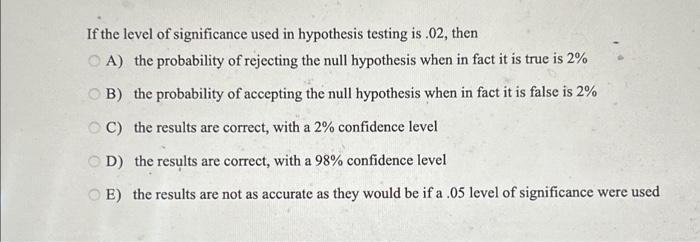 how to hypothesis testing significance level