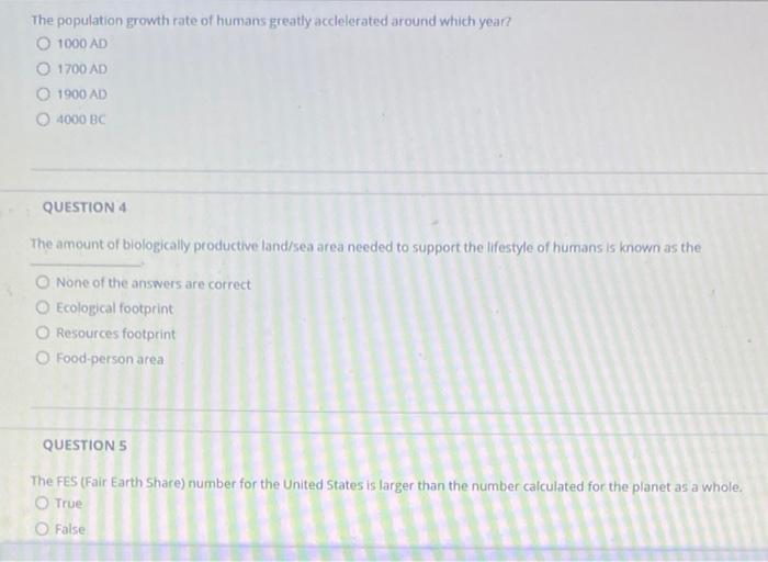 Solved QUESTION 1 population growth Living organisms undergo | Chegg.com