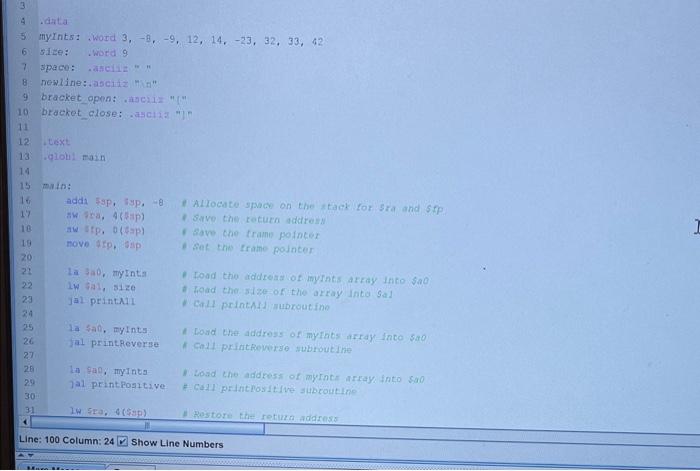 i am supposed to turn this C code into assembly | Chegg.com