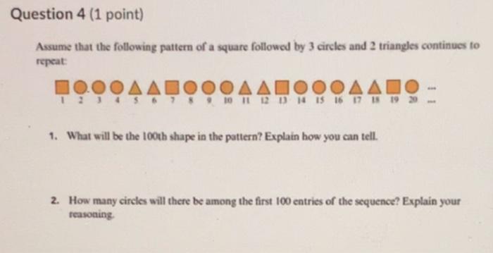 Solved Assume that the following pattern of a square | Chegg.com