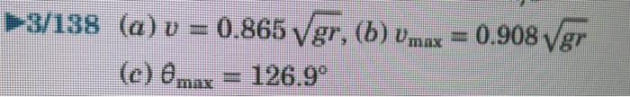 Solved 3/138 The Two Particles Of Mass M And 2m, | Chegg.com