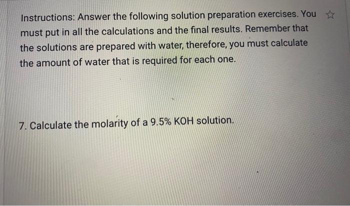 Solved Instructions: Answer the following solution | Chegg.com