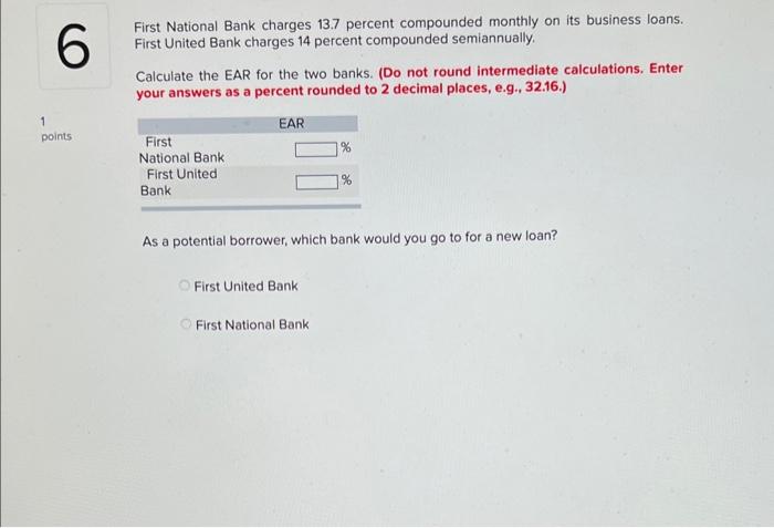 solved-first-national-bank-charges-13-7-percent-compounded-chegg