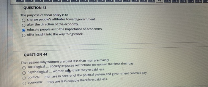 Solved The Reason Why Women Are Paid Less Than Men Are Chegg
