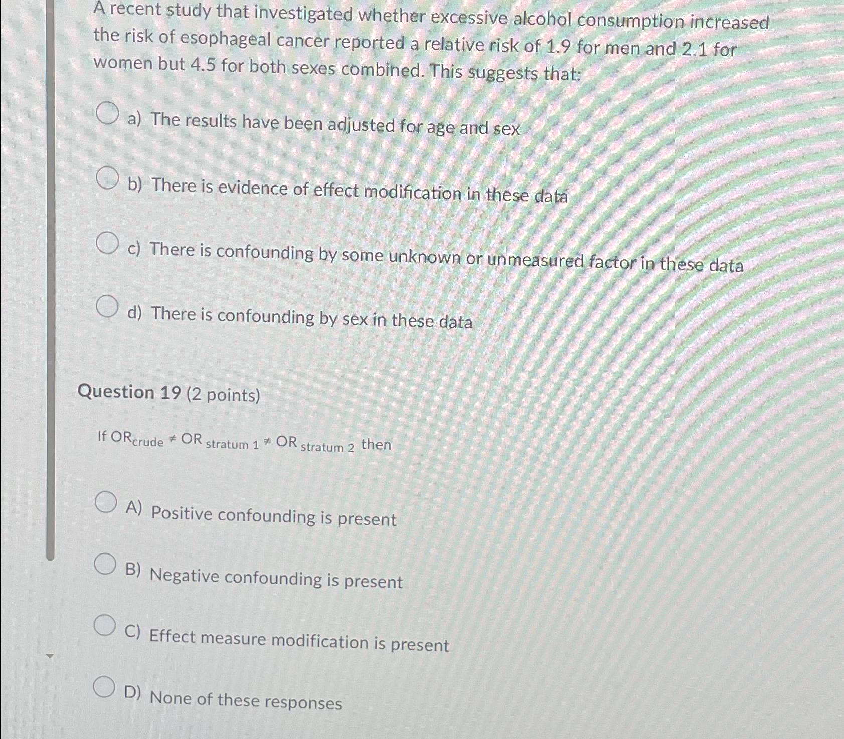 Solved Please explain Epidemiology question