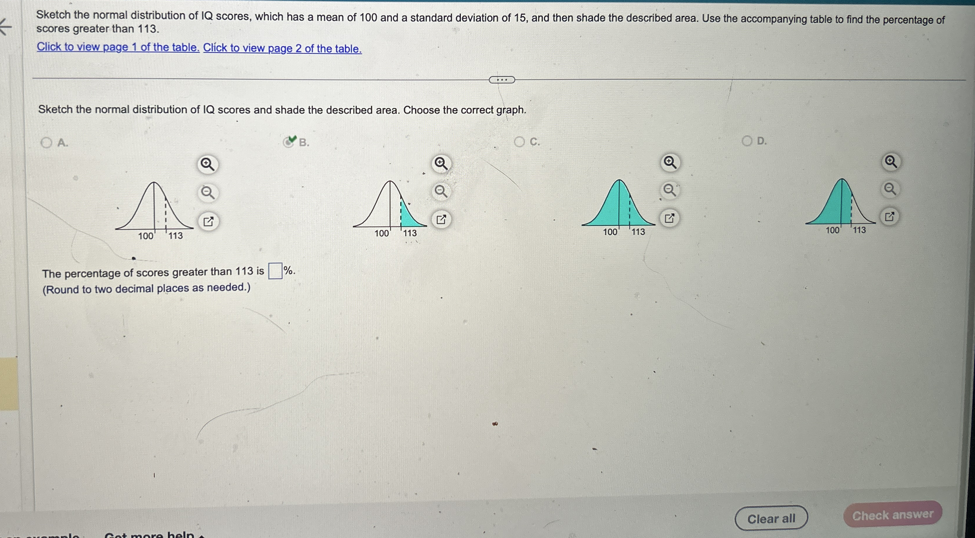 Sketch the normal distribution of IQ scores, which | Chegg.com