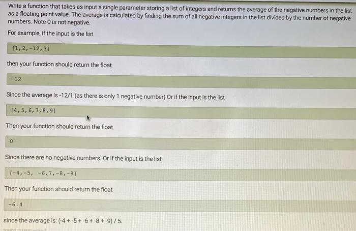 Solved Write a function that takes as input a single | Chegg.com