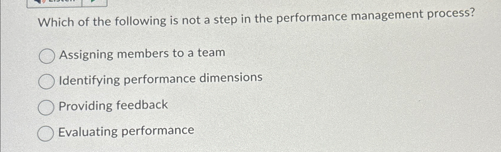 Solved Which of the following is not a step in the | Chegg.com