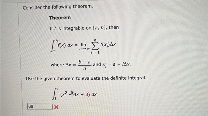 Solved Consider The Following Theorem. Theorem If F Is | Chegg.com