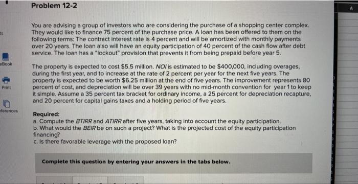 You are advising a group of investors who are | Chegg.com