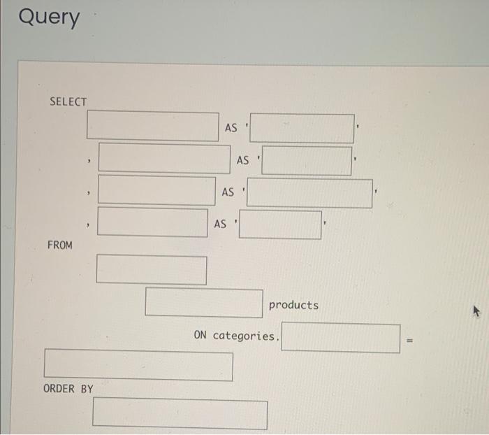 Solved Problem Write a SQL query that satisfies the | Chegg.com