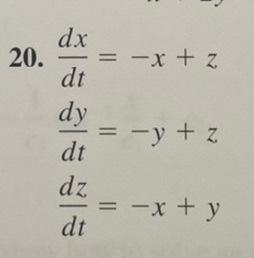 Solved In Problems 1-20 solve the given system of | Chegg.com