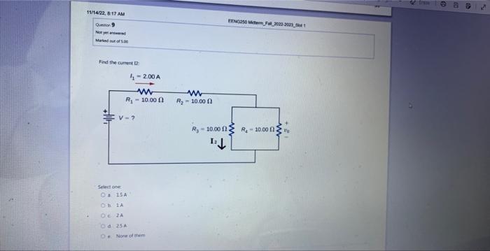 Solved Find the current D: | Chegg.com