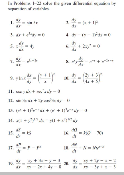 solved-in-problems-1-22-solve-the-given-differential-chegg