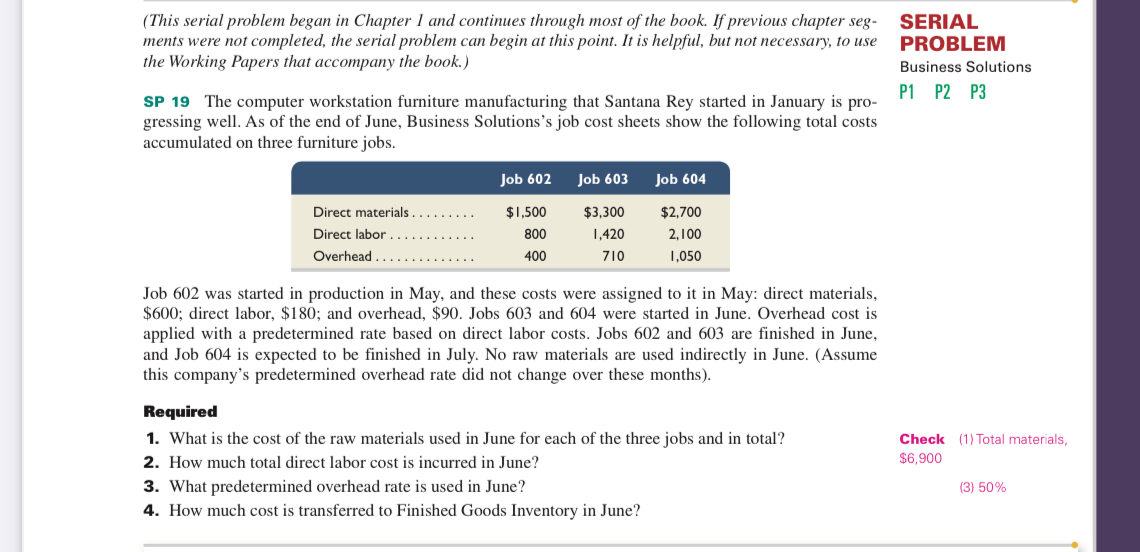 Solved (This serial problem began in Chapter 1 ﻿and | Chegg.com