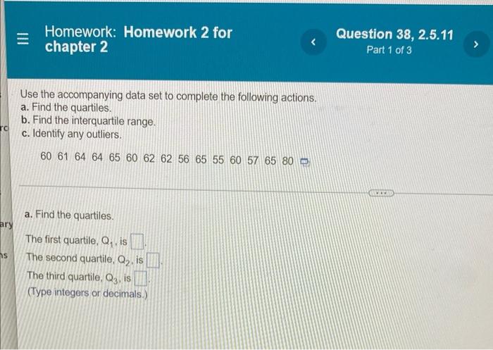 Solved rc ary s Homework: Homework 2 for chapter 2 Use the | Chegg.com