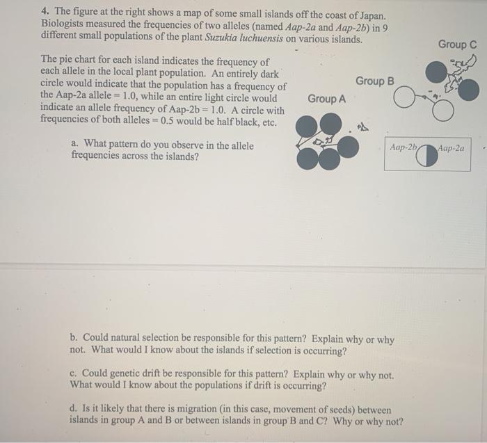 Solved Group C 4. The figure at the right shows a map of | Chegg.com