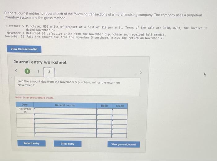 Solved Prepare Journal Entries To Record Each Of The | Chegg.com