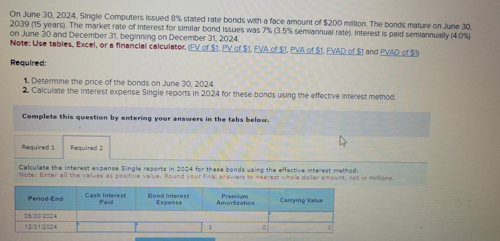 Solved On June 30,2024 , Single Computers Issued 8 stated