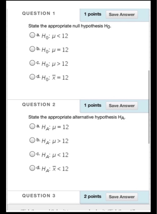 QUESTION 3 2 points Save Answer Calculate the sample | Chegg.com