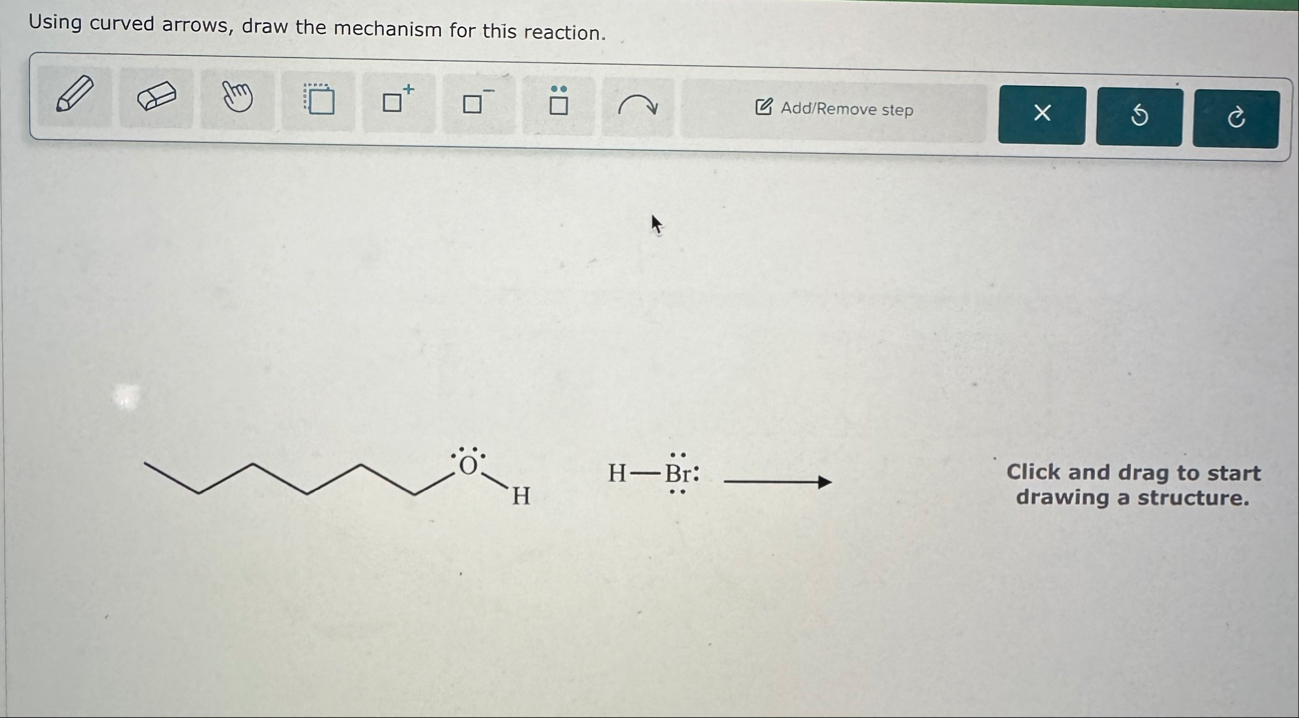 Solved Using curved arrows, draw the mechanism for this | Chegg.com