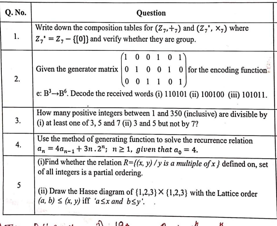 if possible solve all, if not able to solve all then | Chegg.com