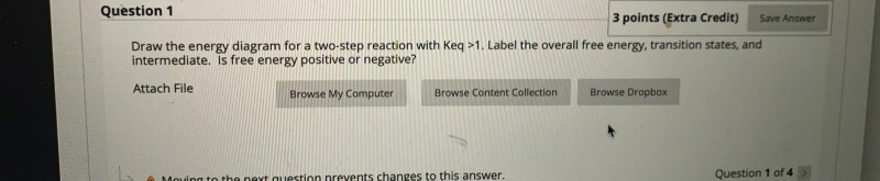 Solved Save Answer Question 1 3 points (Extra Credit) Draw | Chegg.com