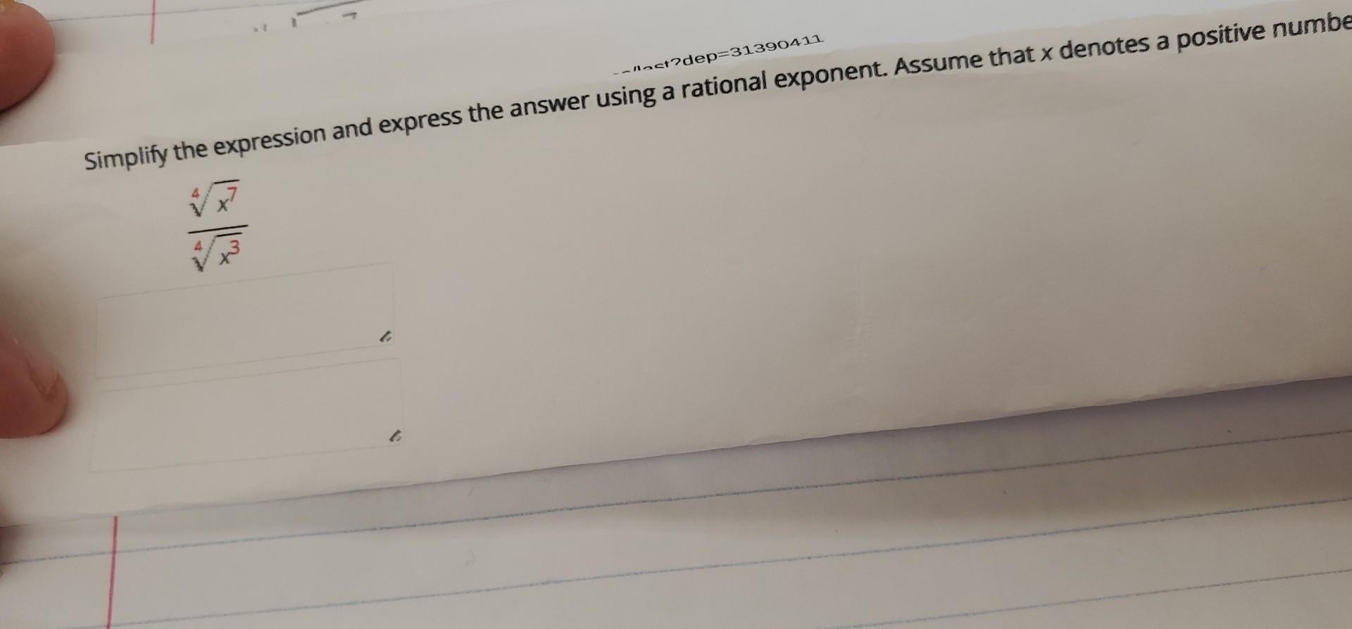 Solved Simplify the expression and express the answer using | Chegg.com