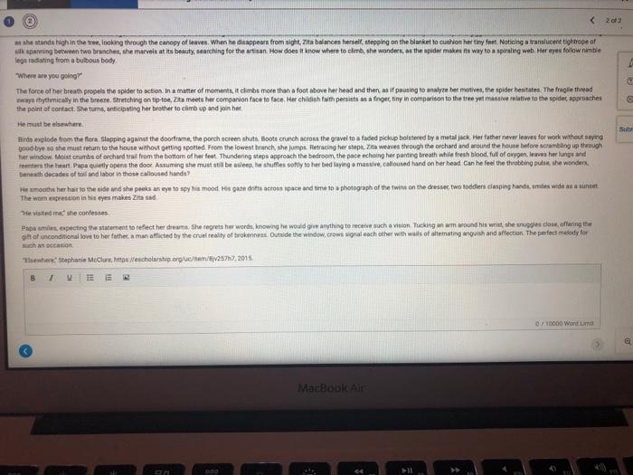 CURRI tor Question 10 The following excerpt is from