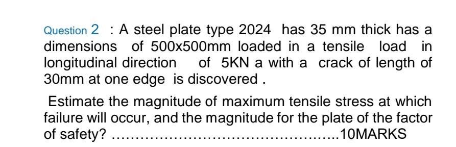 Solved Question 2 A Steel Plate Type 2024 Has 35 Mm Thick Chegg Com   Image