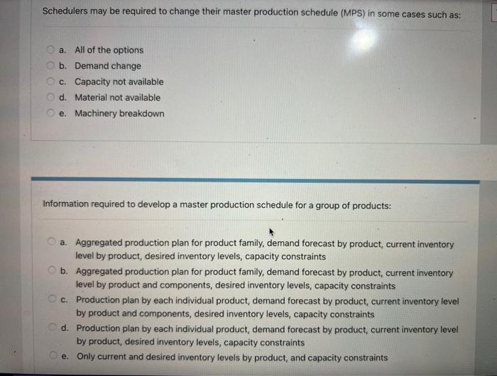 Solved Example Of A Bottleneck Operation A All Work Chegg Com
