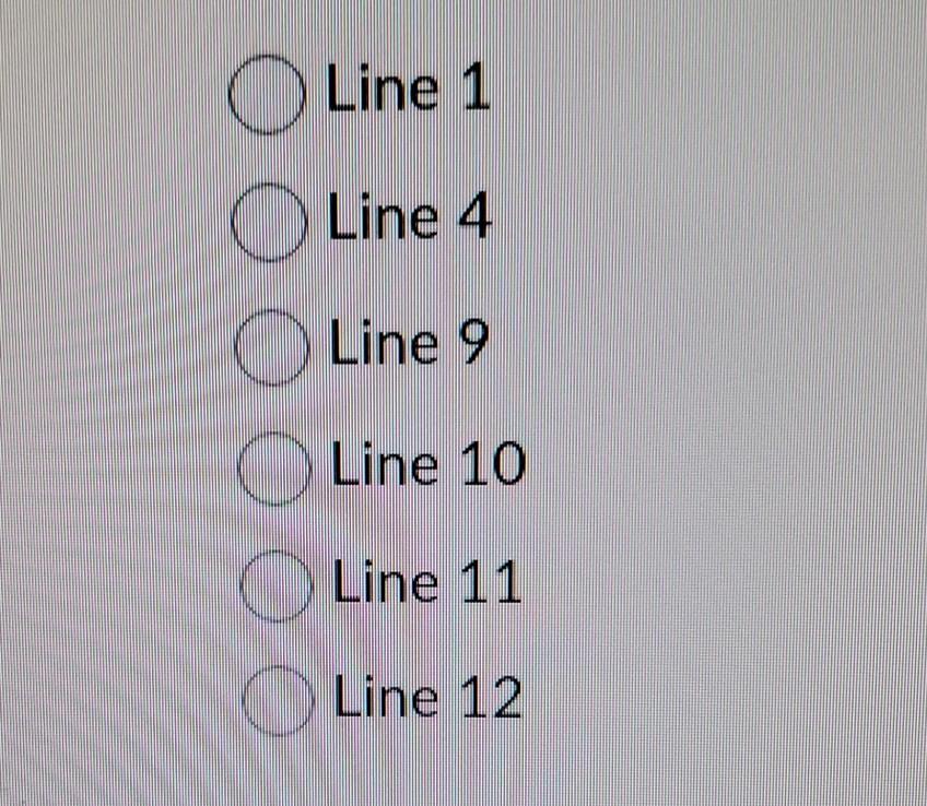 Solved Which of the following lines of code declares a | Chegg.com