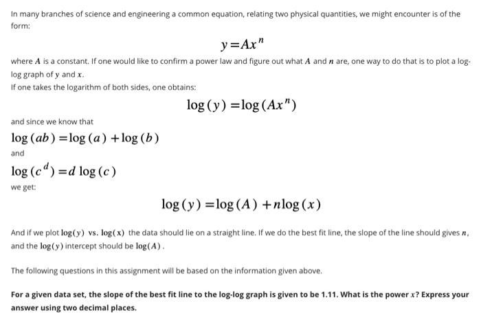Solved In many branches of science and engineering a common | Chegg.com