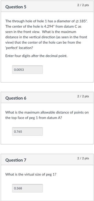 Solved GDT GD&T all the right answers are marked, please | Chegg.com